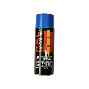 91951431 Декоративная аэрозольная краска Maxcolors Ral 5015 глянцевый цвет синий 0.4 л STLM-1518842