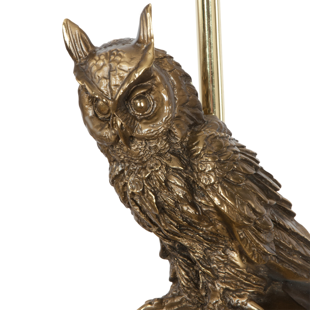 33006/1,34074 Настольная лампа с бюро Ученый Филин Классика Поталь BOGACHO 4627138211540, 4627155810771 - Вид №1