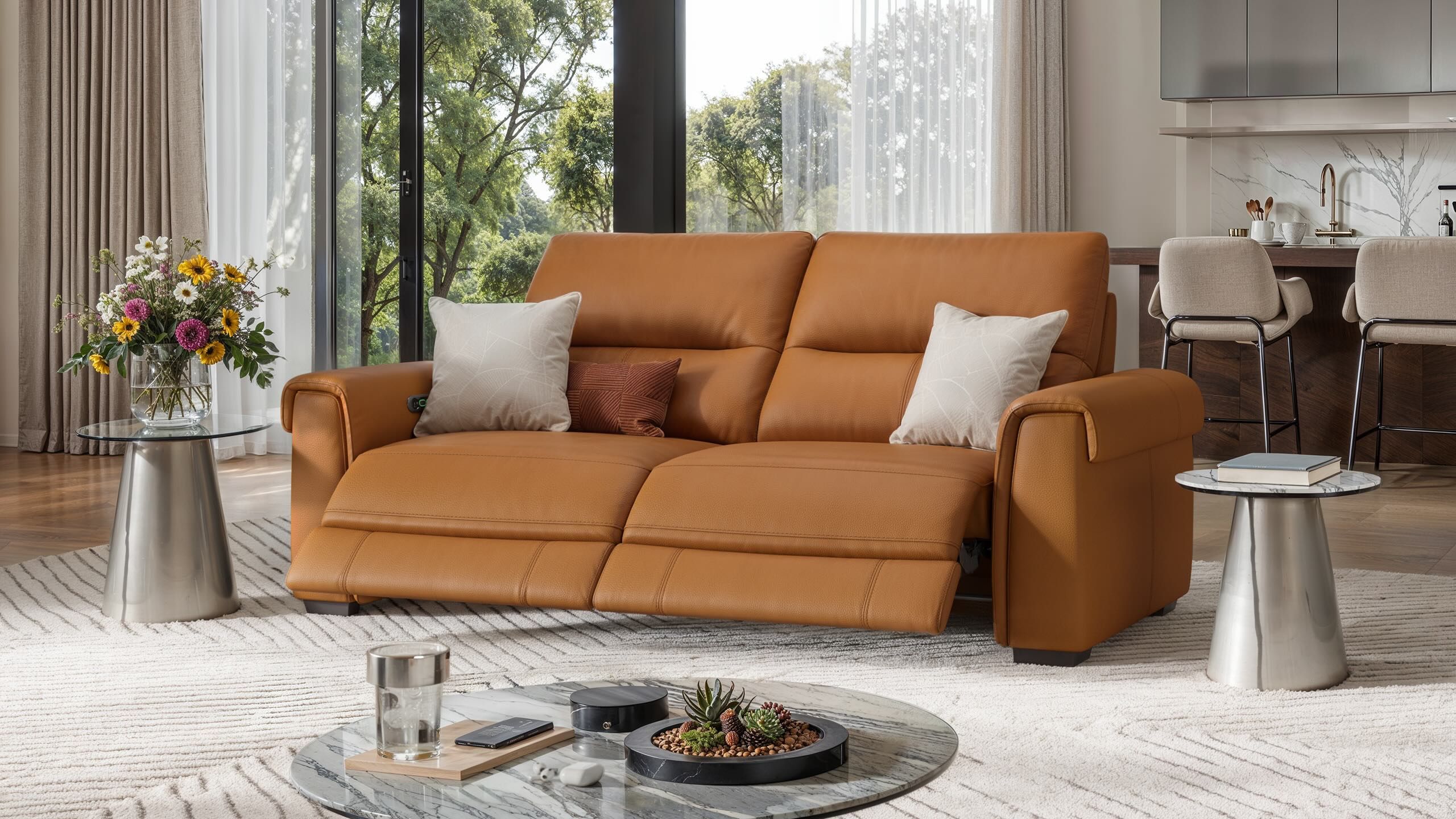 2-местный кожаный диван Sofanella Murano ARCH-00039287 - Вид №4