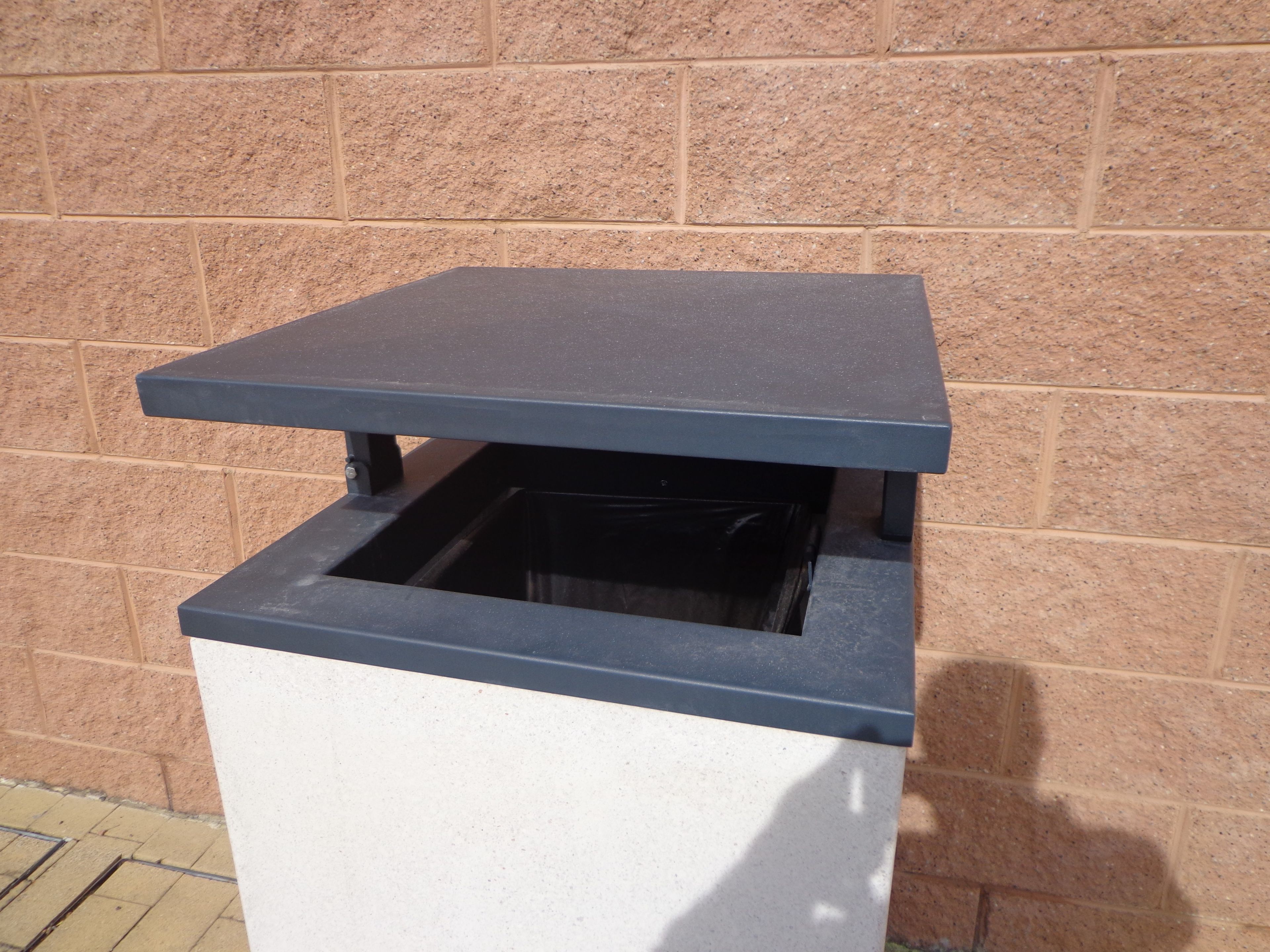 Наружные настенные стойки для мусора Viscio Urban Design SQUARE ARCH-00147313 - Вид №6