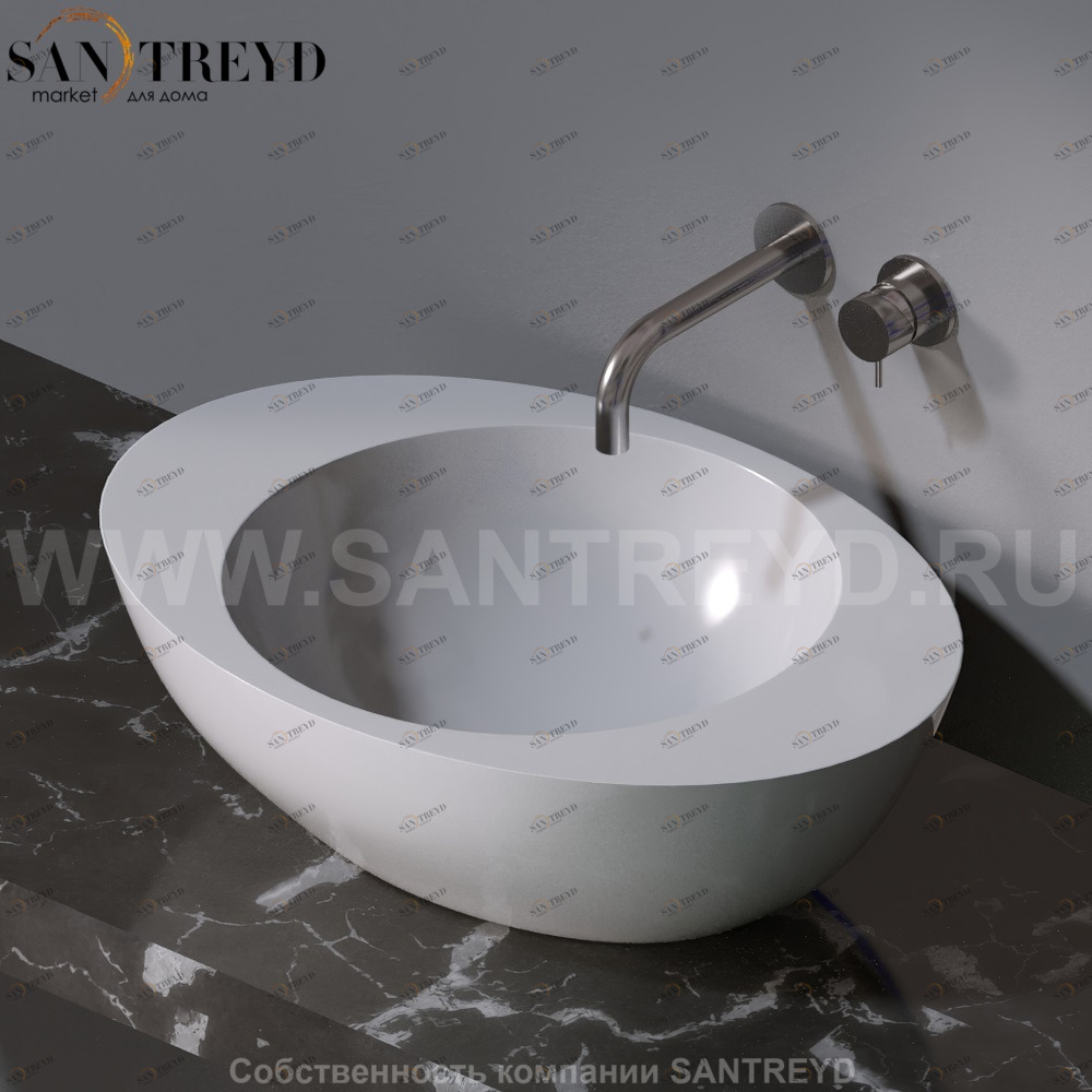 L269.117 Накладная раковина на столешницу  овальная A. e T. Italia ACCENT AeT ITALIA