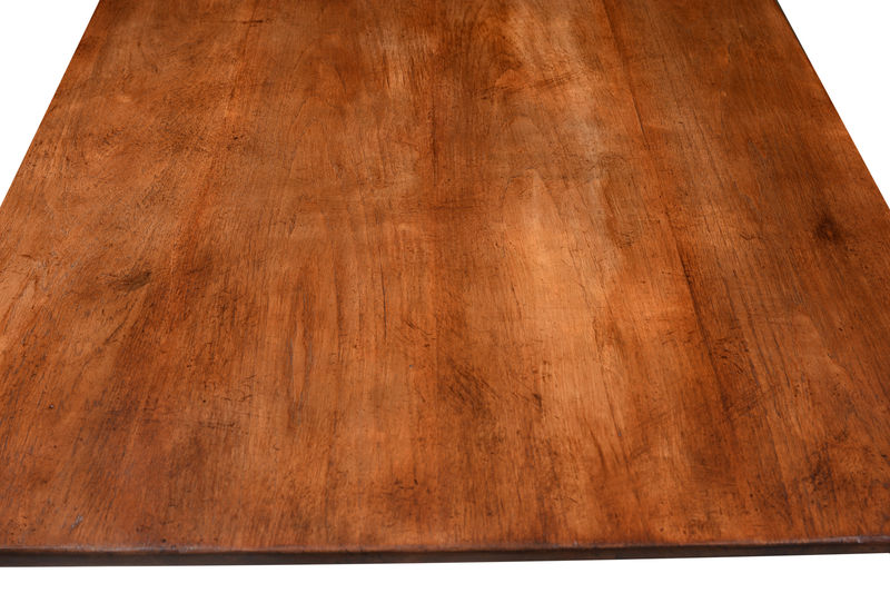 0046-16 Загородный стол с закругленными коническими ножками ijlbrown  - Вид №3