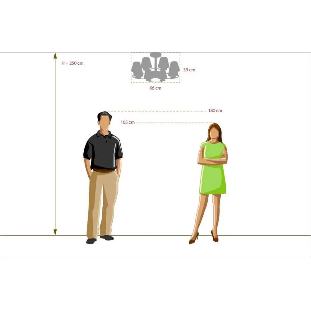 Люстра потолочная «Онтарио», 8 ламп, 16 м², цвет белый MW-Light STLM-2007585 - Вид №7