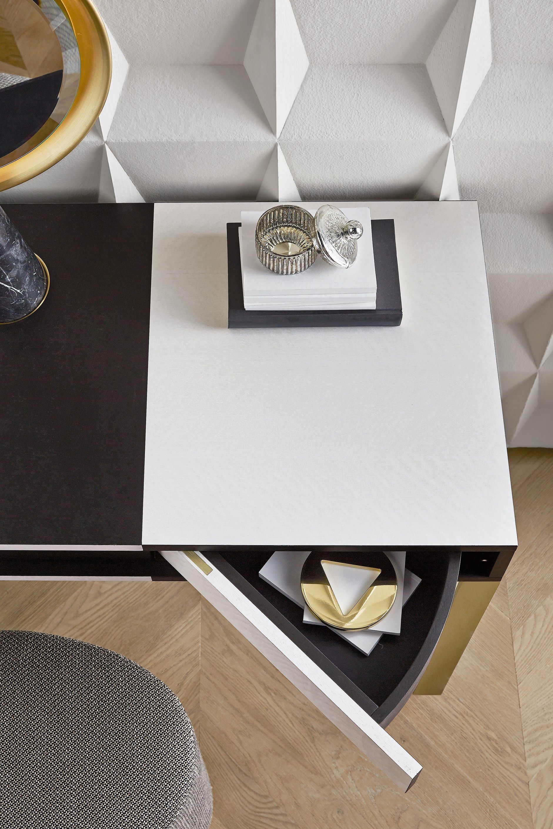 Деревянный и латунный туалетный шкаф Gallotti&Radice Selene ARCH-00084999 - Вид №4