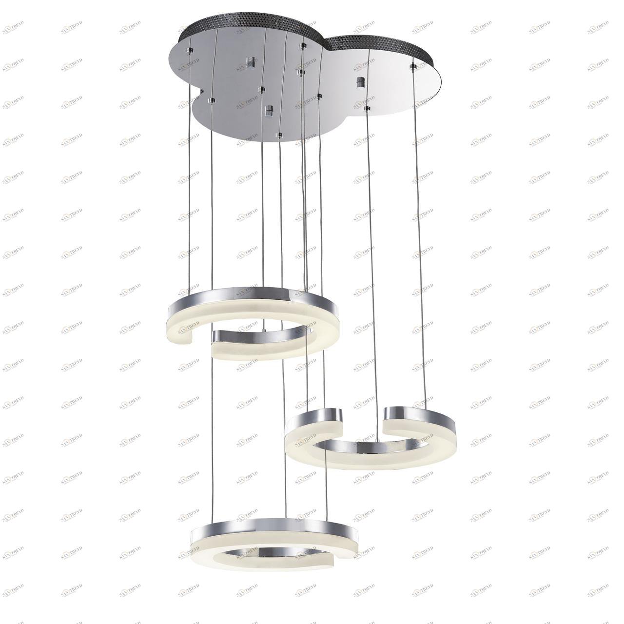 Подвесной светодиодный светильник Lightstar А LIGHTSTAR ДИЗАЙНЕРСКИЕ 070454 Прозрачный;серебро 