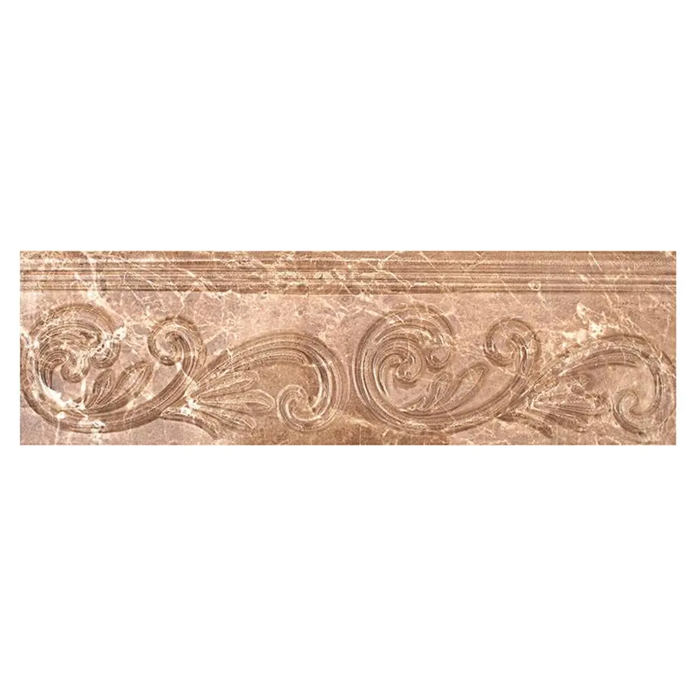 Бордюр Golden Tile «Lorenzo Modern» 30х9 см цвет темно-бежевый 16996316 STLM-2137438  - Вид №1