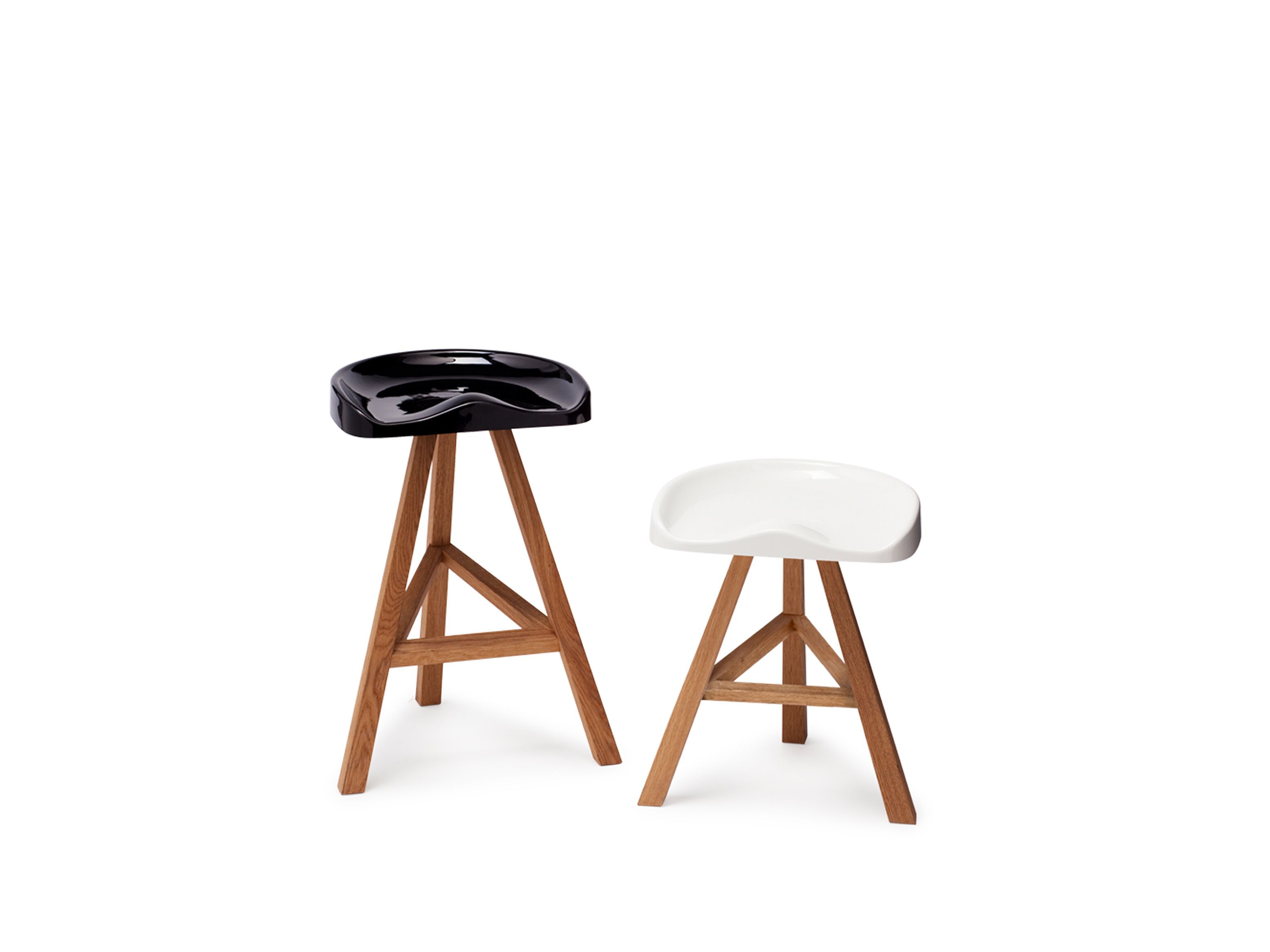 Низкий стул из дуба и акрила Established&Sons Heidi ARCH-00046761 - Вид №1