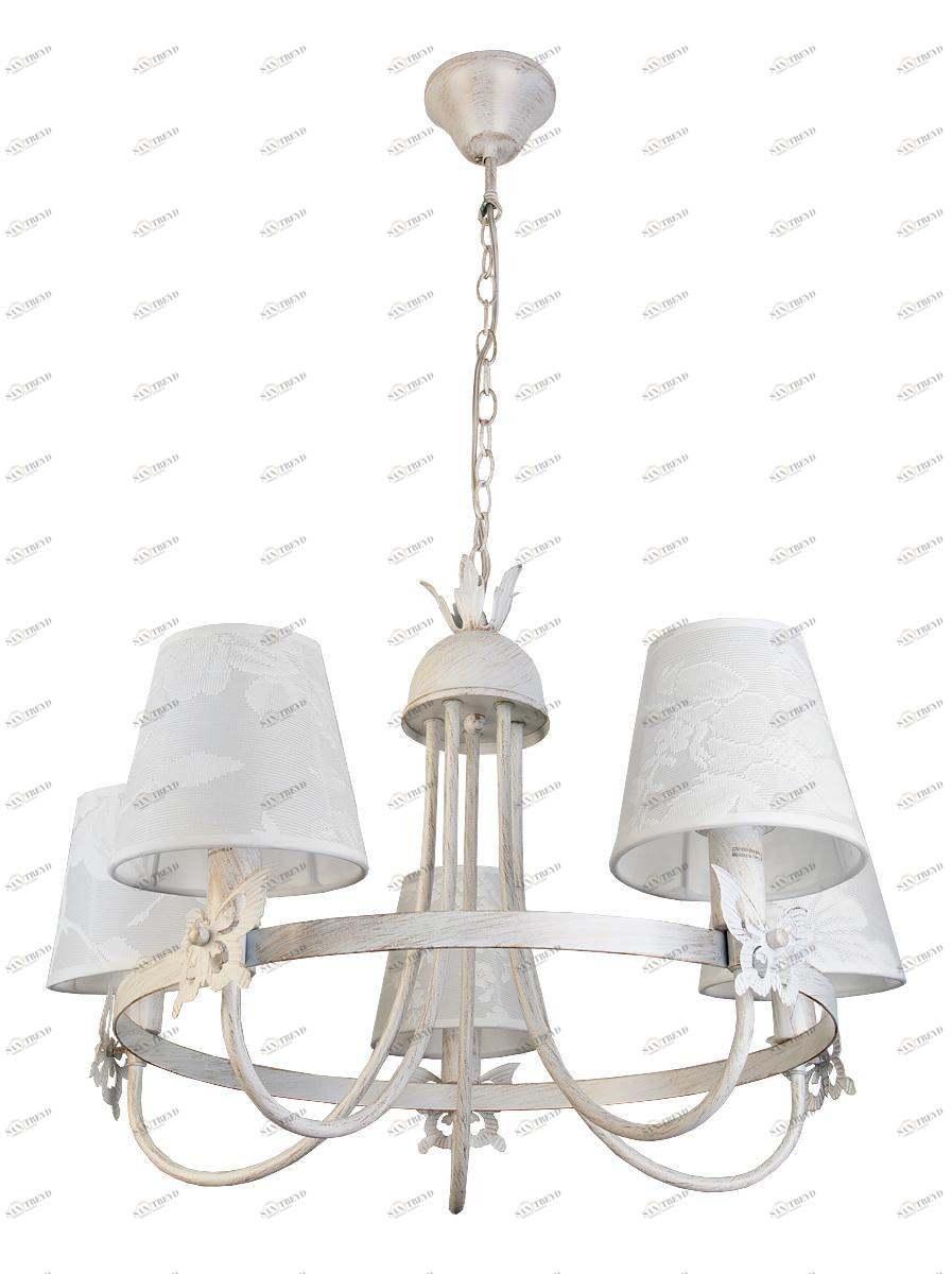 Подвесная люстра Toplight Della TL5670D-05WG TOPLIGHT DELLA 186066 Белый 
