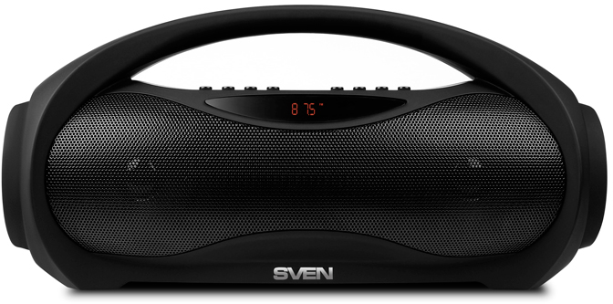 SV-015220 Ас ps-420, черный (12 вт, bluetooth, fm, usb, microsd, led-дисплей, 1800ма*ч) Sven Santreyd 