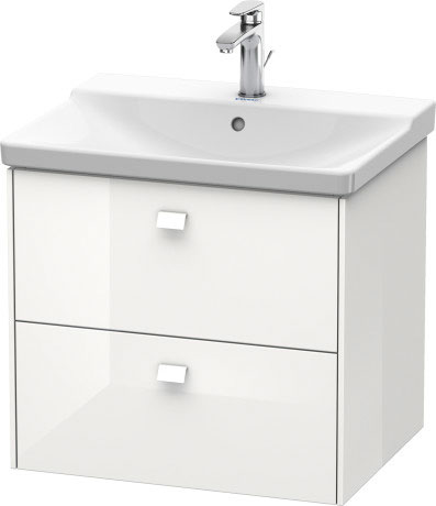 BR412004343 Brioso Тумбочка подвесная Базальт матовый, декор Duravit - Вид №2