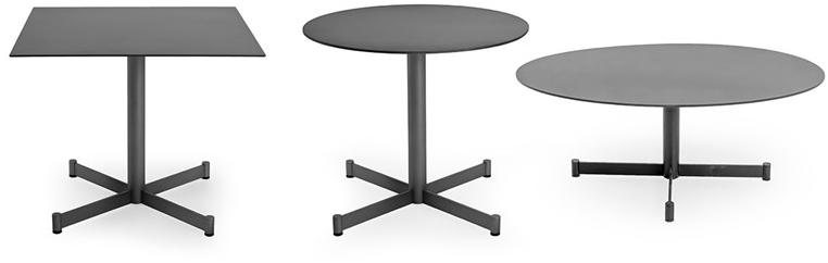 Braid Круглый алюминиевый садовый столик Teodora sun-id-1511741 - Вид №1