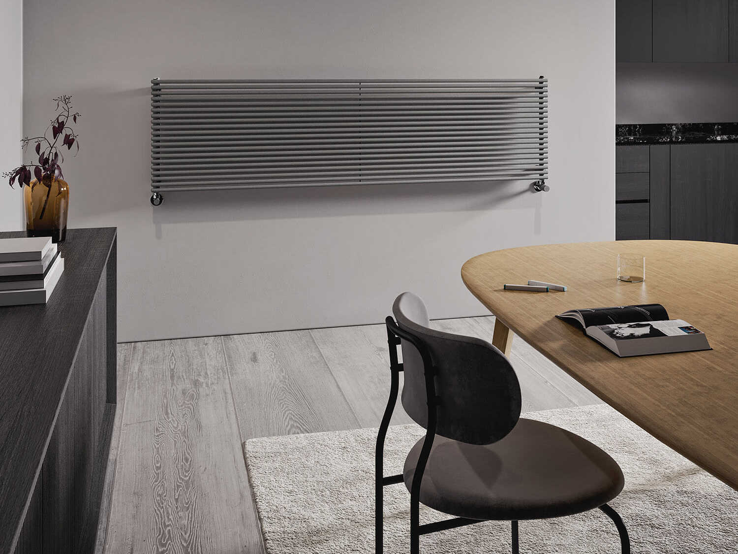 Стальной модульный горизонтальный мебельный радиатор Irsap Арфа ARCH-00057929