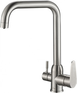 Смеситель Steel Hammer SH 725 INOX для кухонной мойки, сталь