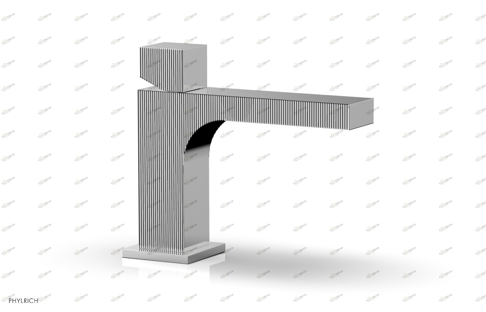 Комплект и ручки STRIA Phylrich  291L-08-026 Хромированный 