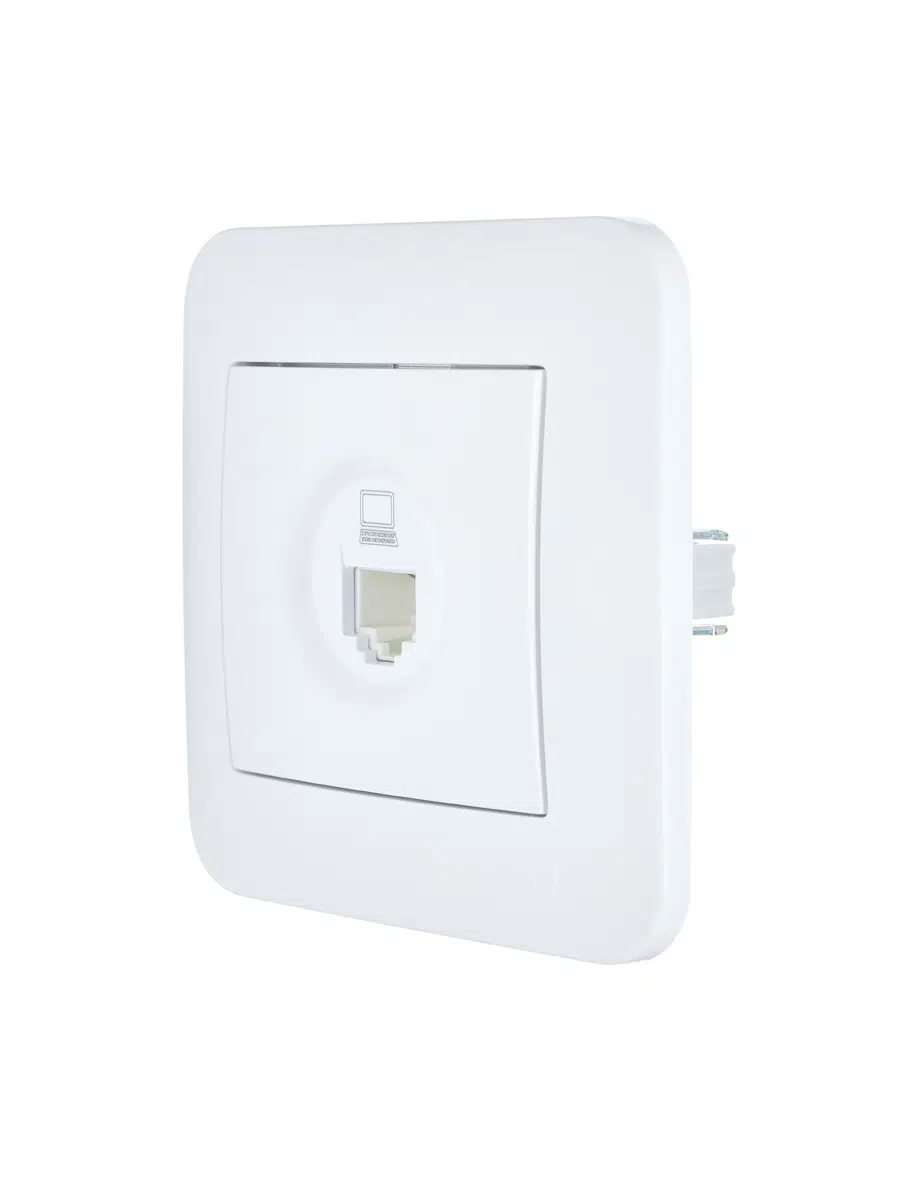 ASTI Розетка компьютерная белая LEZARD 7081-0202-139 - Вид №3