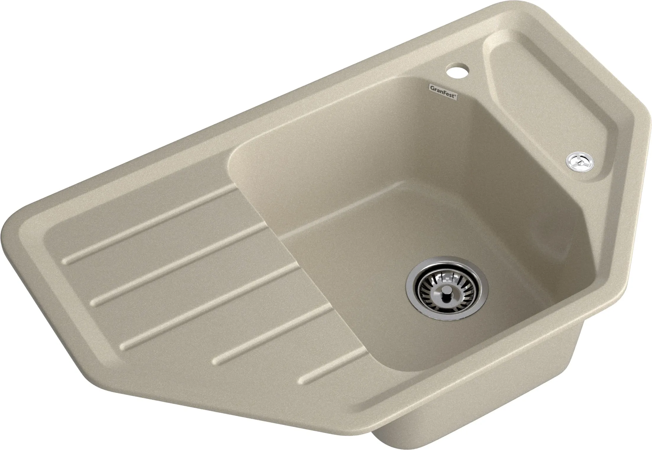 Кухонная мойка Искусственный камень CORNER S311 GranFest C-800E-S311 - Вид №2