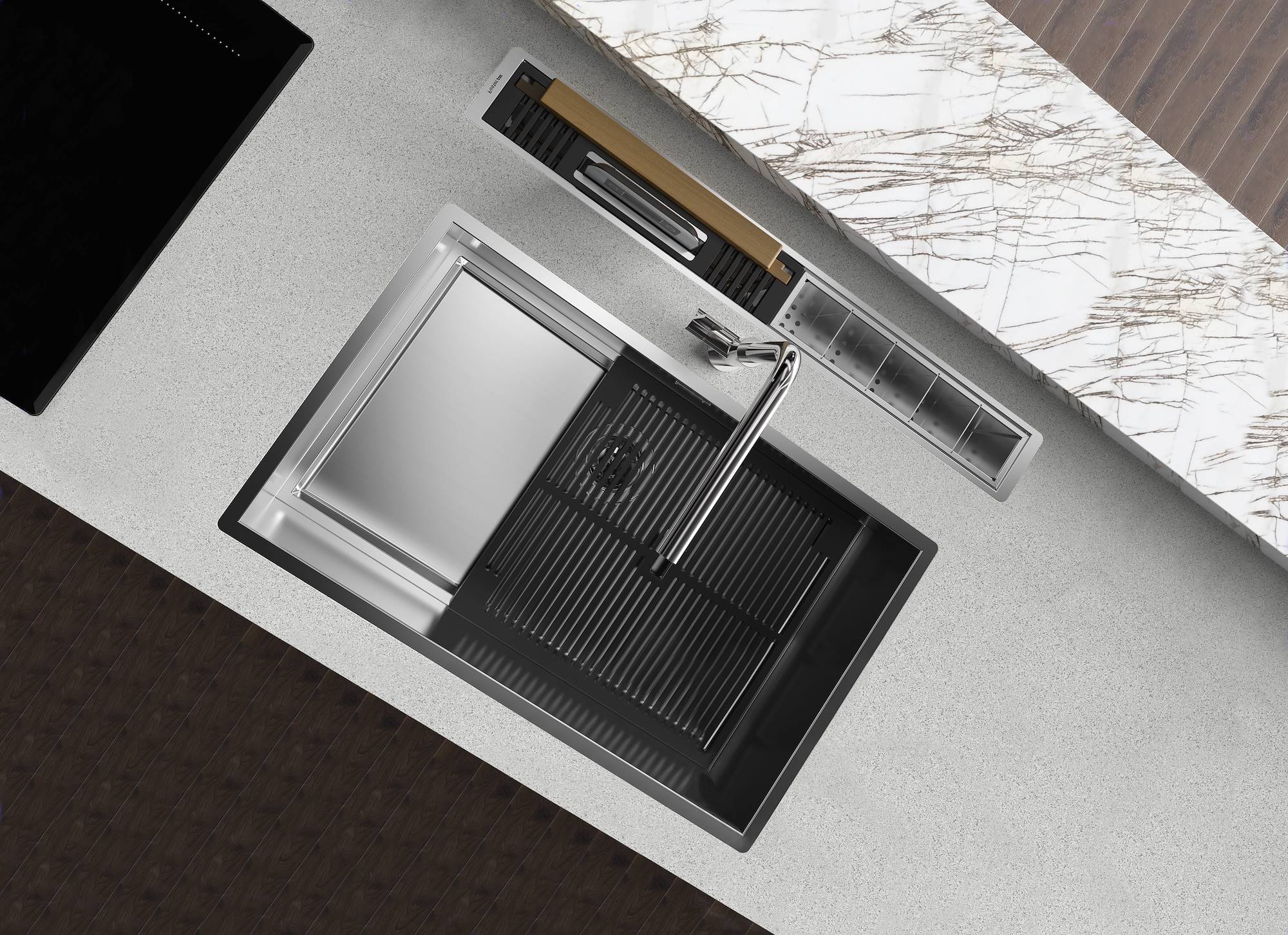 Канал для кухни из нержавеющей стали Foster 3025 801 ARCH-00067036 - Вид №4