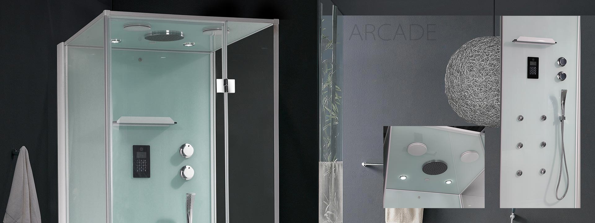 Душевая кабина с хаммамом Wellis Arcade sun-id-296358 - Вид №1