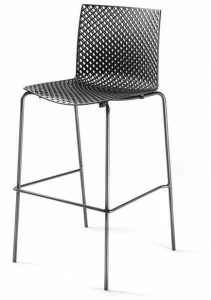 GABER Табурет из технополимера со спинкой Fuller