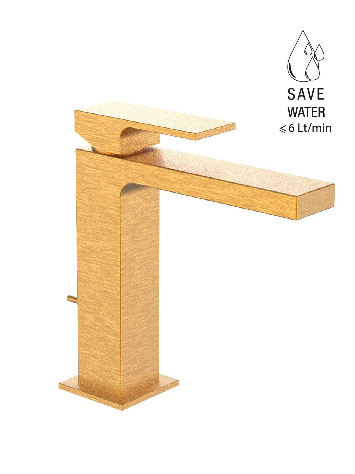 Однорычажный смеситель для раковины с раковиной Rubinetterie Frattini Vita Due ARCH-00058733 - Вид №18