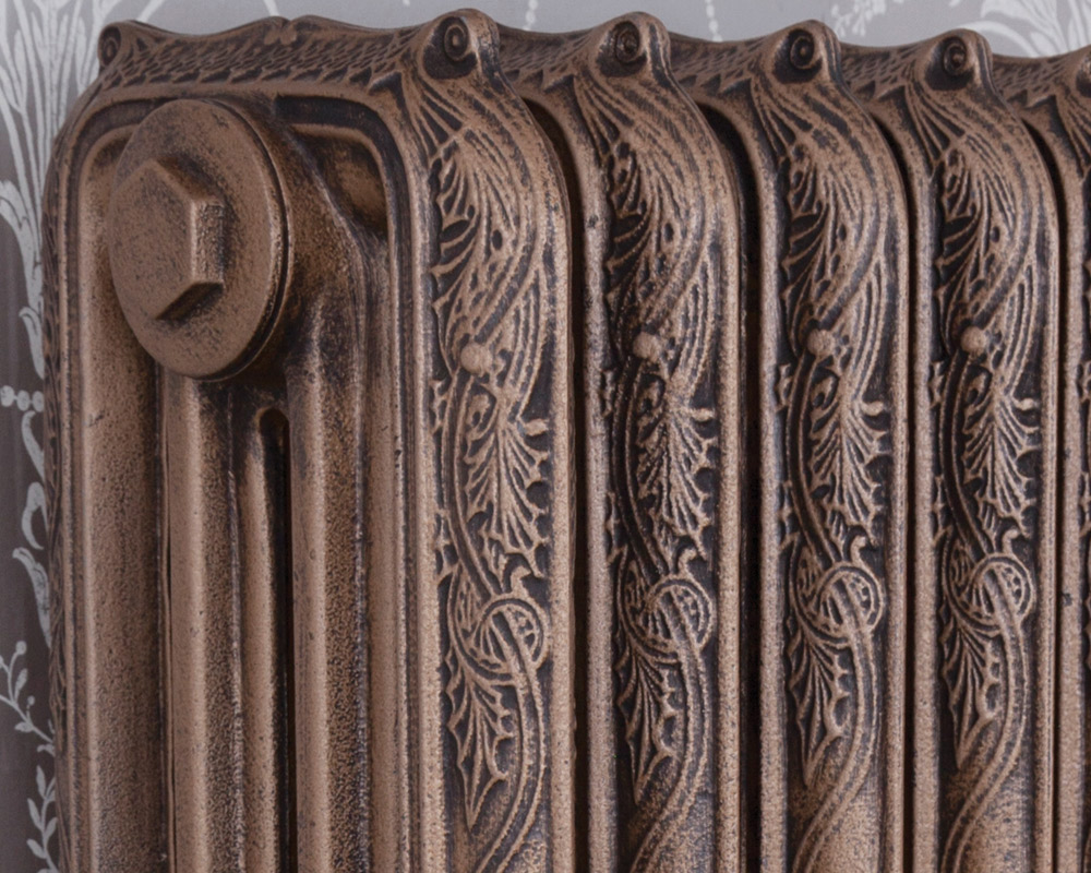TBK114/115 Ленточный 4-х колонный чугунный радиатор Сarronheating  - Вид №6