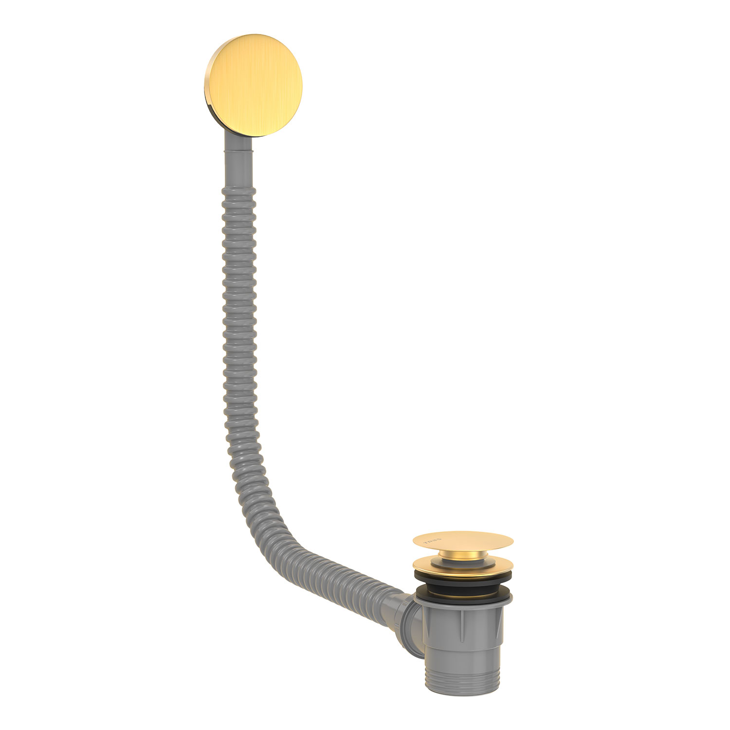 Сливной клапан Click-clack с переливом для ванны-03453420OM TRES Drain