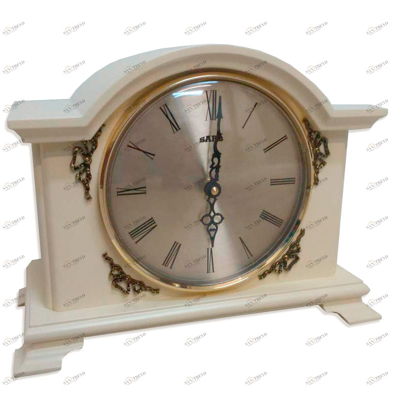 Часы настольные кварцевые слоновая кость15 Ivory SARS ДИЗАЙНЕРСКИЕ 00-3967460 Бежевый 