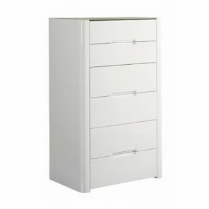 Комод белый высокий с 6 ящиками Bumblebee 3 ESF КОМОД BUMBLEBEE 043914 Белый
