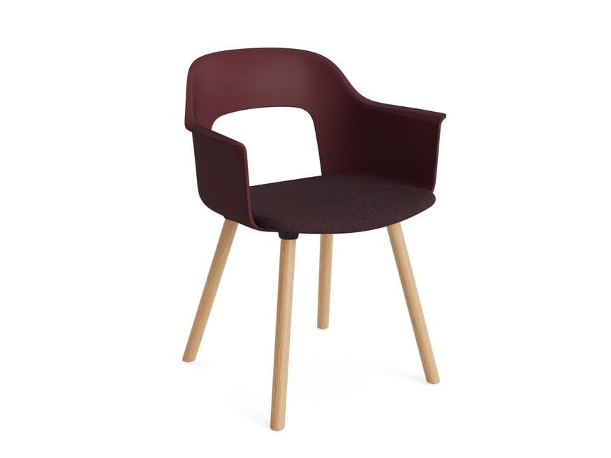 Стул с мягким сиденьем с подлокотниками Hay макет ARCH-00123440 - Вид №24