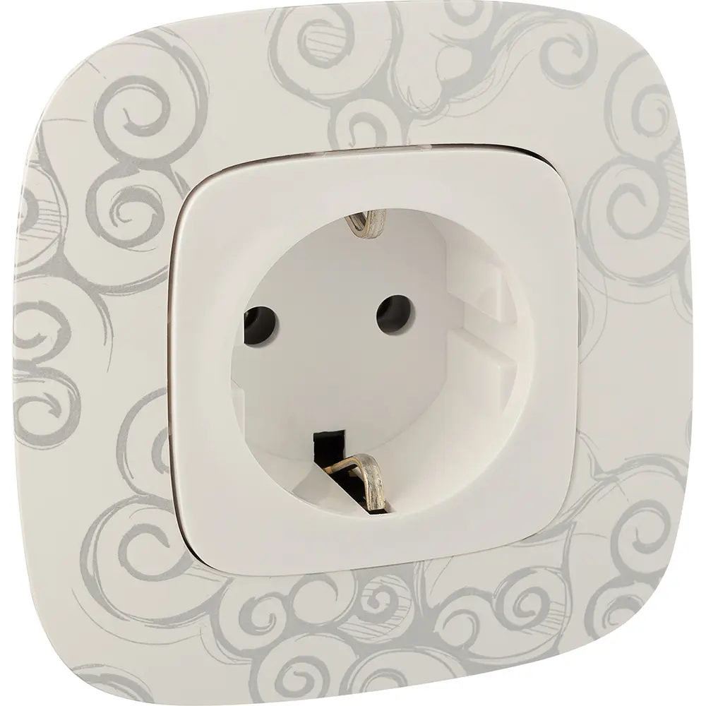 Розетка Legrand Valena Allure 2 контакта с заземлением цвет белый 82169352 STLM-2147174 - Вид №8