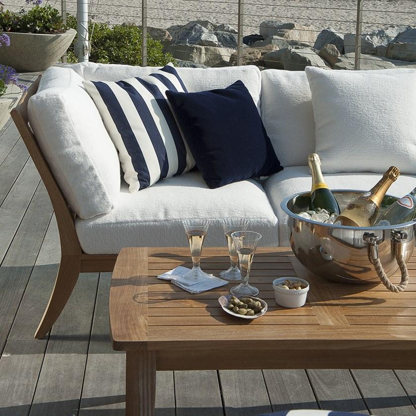 JANUS et Cie Прямоугольный журнальный столик из тика Relais sun-id-1428893 - Вид №2