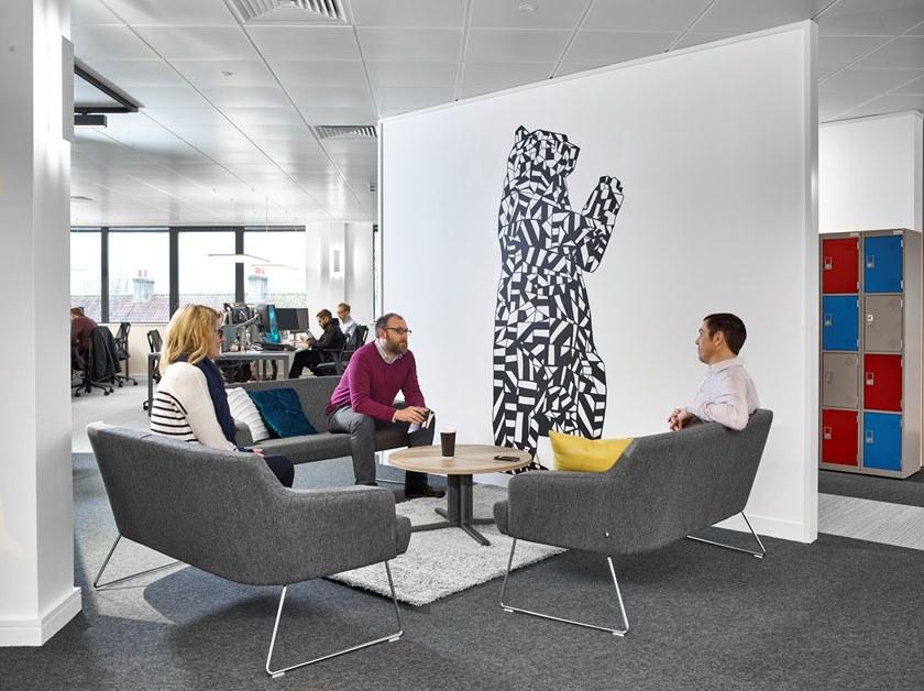 Herman Miller Круглый журнальный столик с основанием 4 звезды Everywhere sun-id-1444654 - Вид №2