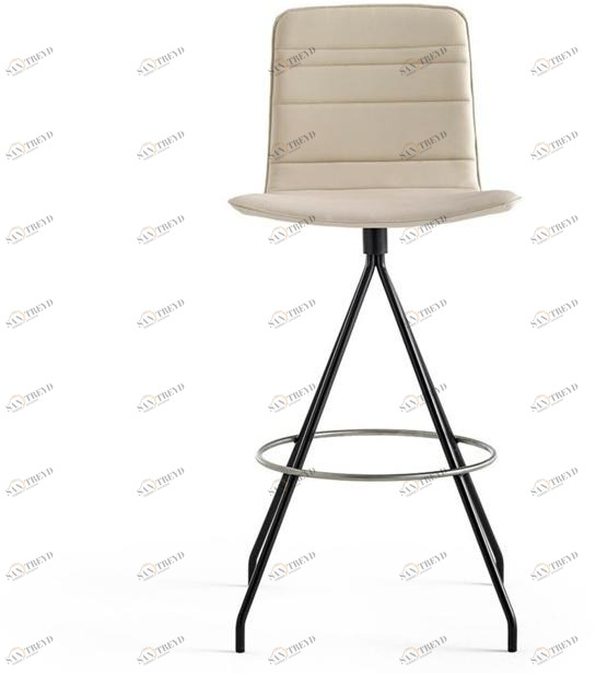 Viccarbe Тканевый поворотный табурет со спинкой Klip sun-id-1420815