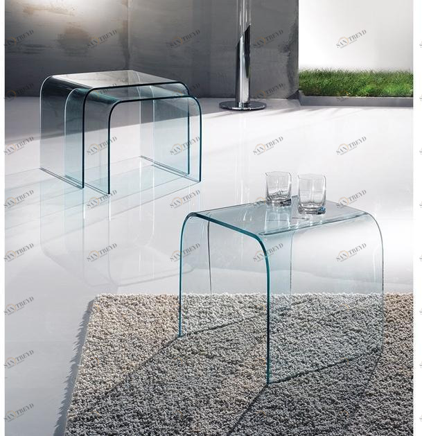 Reflex Стол высокий прямоугольный из стекла sun-id-1388832