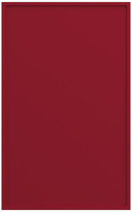 Фасады для кухни Модерн Фрезеровка «Алабама» Красный глянец №217