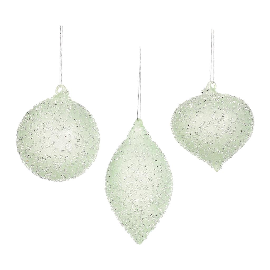 P 32055 Фигуры, зеленый, стекло, 10 см в ассортименте (цена за шт) GOODWILL Santreyd 