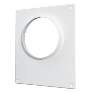 Площадка торцевая Era D120 мм окрашенная сталь цвет белый