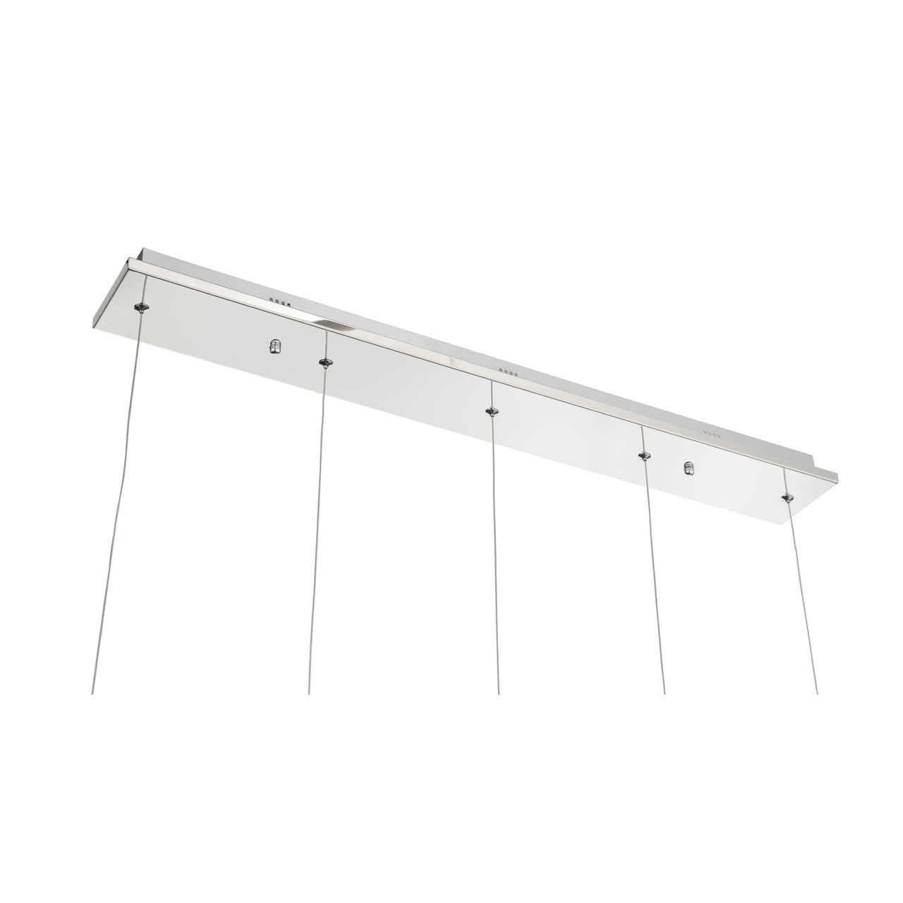 Подвесной светильник светодиодный белый Bochie SL405.103.05 ST LUCE ДИЗАЙНЕРСКИЕ, BOCHIE 00-3890136 Белый;хром  - Вид №1