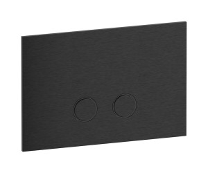 Кнопка смыва для бачка "MODERNA" с двойным сливом WE ARE IB bb001cs Brushed Black Chrome Bye Bye