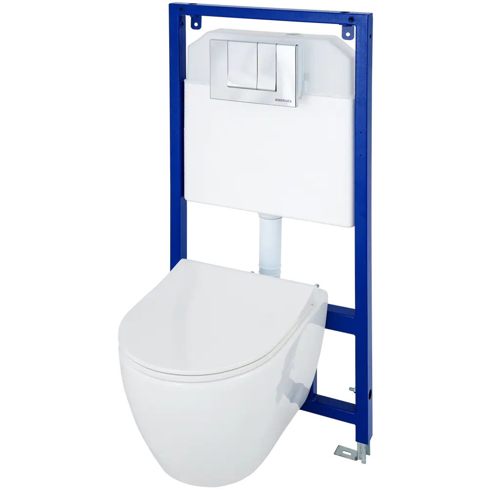 Инсталляция с унитазом BERGES Slim 82142884 STLM-2039933 Без серии