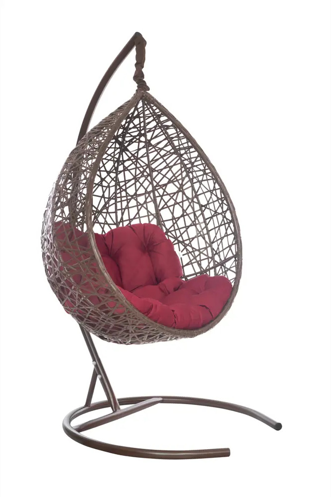 91732890 Кресло подвесное Laura outdoor VLC-304 Valencia 1-но местные до 130 кг коричневый STLM-0954981