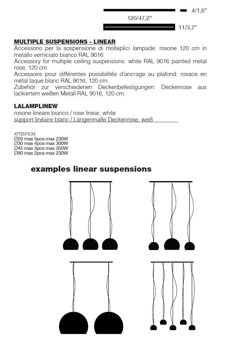 Алюминиевый подвесной светильник Opinion Ciatti LAlampada ARCH-00109684 - Вид №8