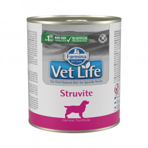 ПР0058322 Корм для собак Vet Life Struvite при МКБ паштет банка 300г Farmina