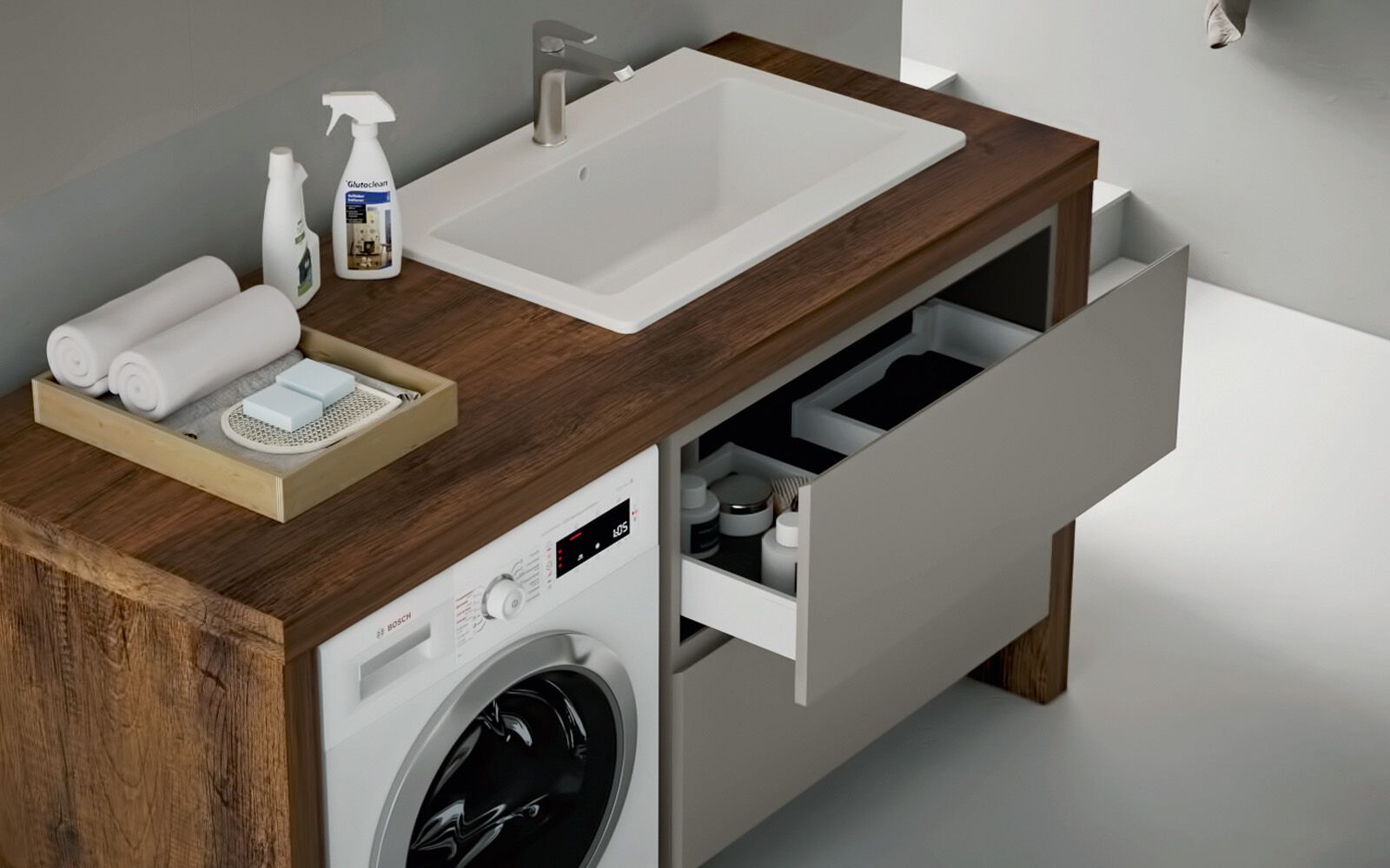 Шкаф для стиральной машины Gruppo Geromin магазин ARCH-00023033 - Вид №2