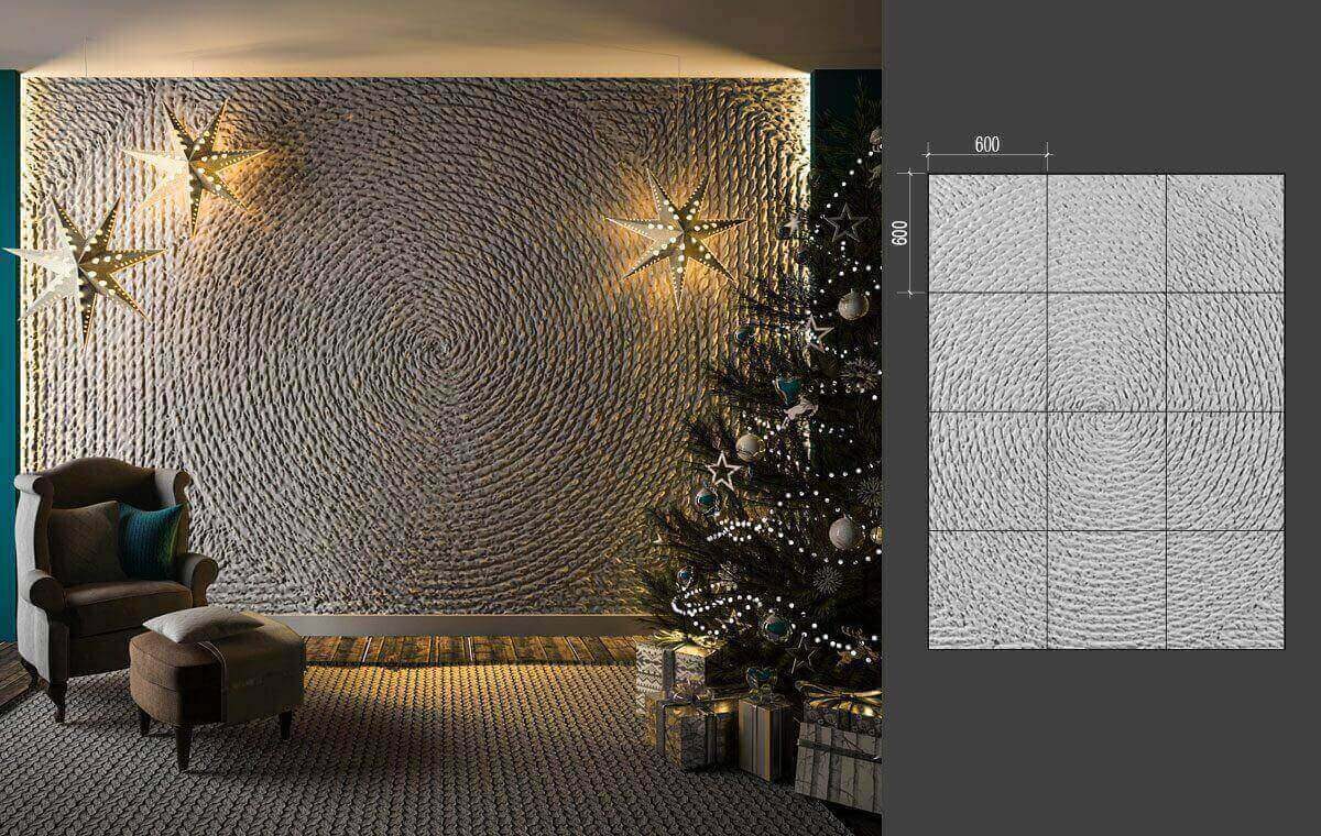 B-25 SPIRAL LAB.Space Барельеф B-25-1