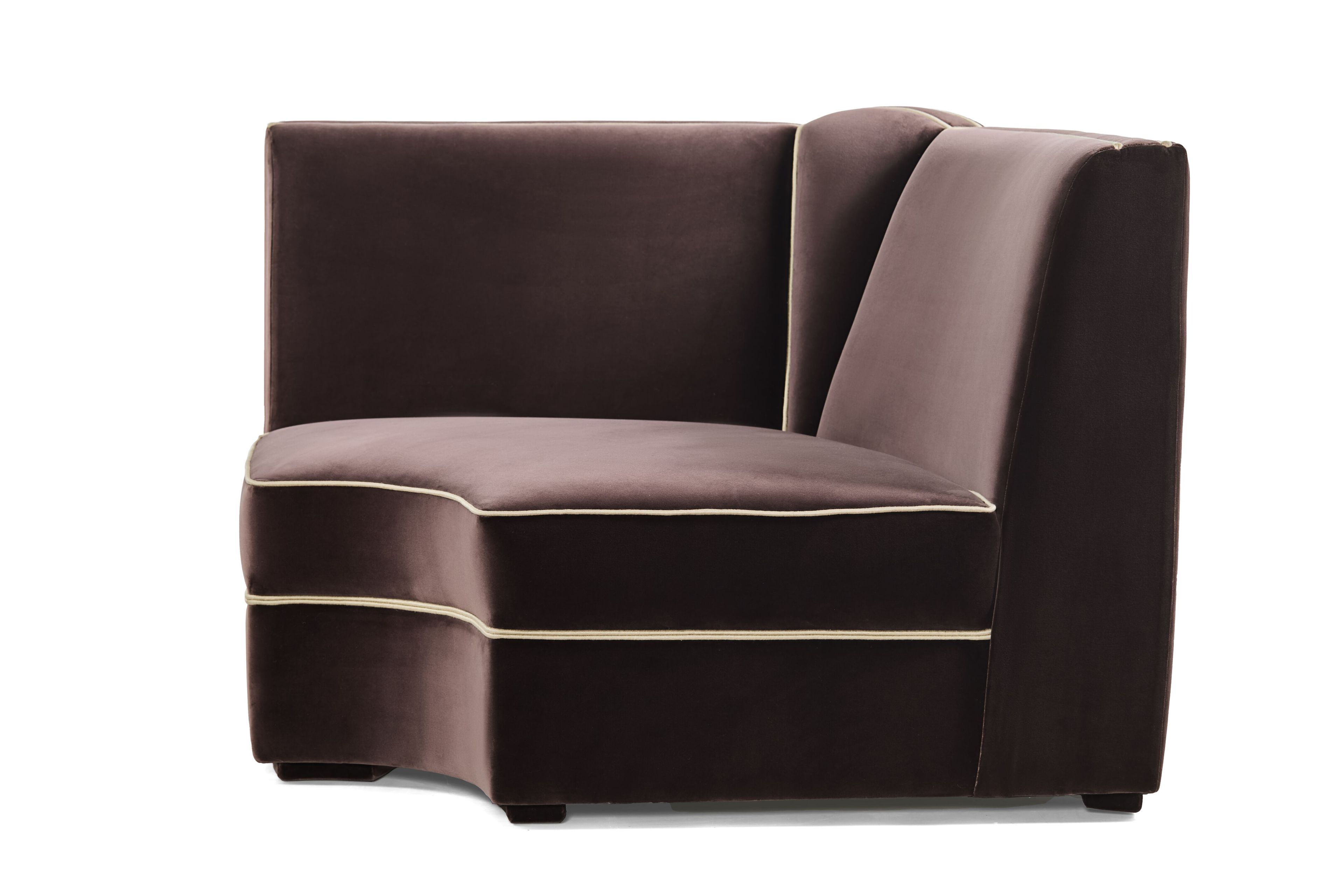 4-местный бархатный модульный диван Munna Жозефина ARCH-00130162 - Вид №14