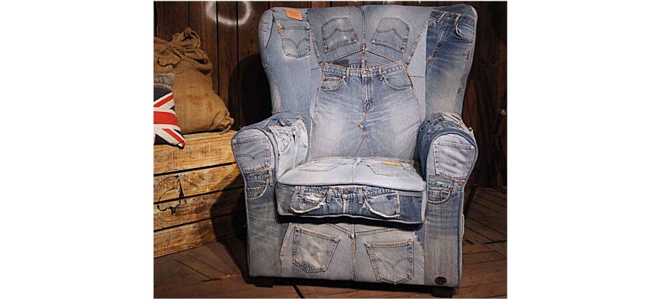 003626 Кресло Wing Contradiction Jeans Santreyd