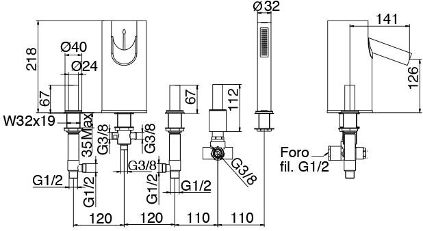 Jacuzzi Halo 0FW00016JA00 - Вид №1