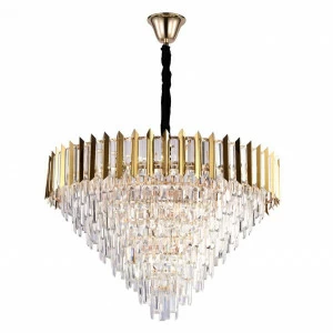 Подвесная люстра Stilfort Amman 1024/03/18P STILFORT ДИЗАЙНЕРСКИЕ, AMMAN 00-3888482 Золото;прозрачный