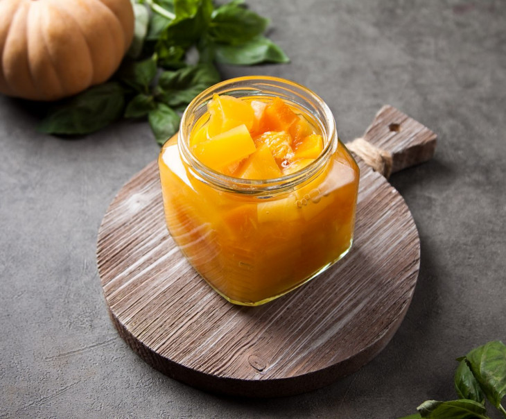 7600 Тыква в сиропе с апельсином (маленькая) Вкусляндия  - Вид №2